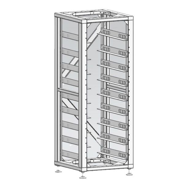 Стандартна стійка 19 дюймів, (8 шт.) 3u-lrack deye 3U-LRACK Deye фото