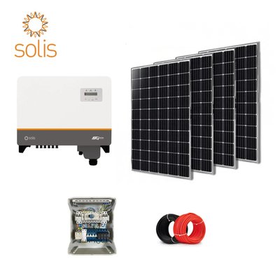 Мережа сонячної станції на 50 кВт | Solis 50 кВ | Ja Solar 545w  6003 фото