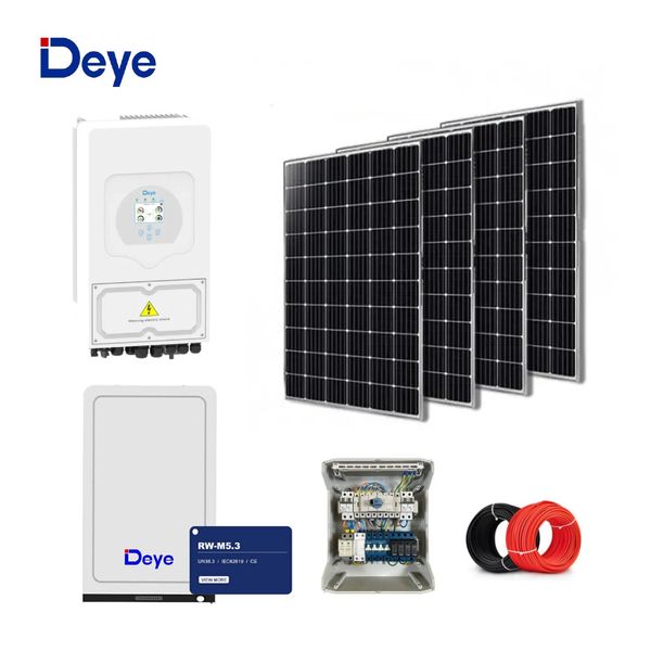 Сонячна гібридна станція на 6 кВт | Deye 6 kw | Ja Solar 420w  3006 фото